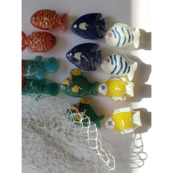 Floating Candles Tropical Fish Shaped Ocean Tropical Beach Pool Party Lot 12 - Picture 3 of 8